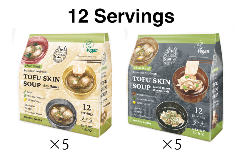 Yuba(Tofu skin) soup set- [type A] (12Servings×10)