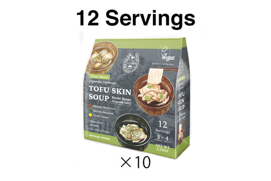 Yuba(Tofu skin) soup set- [type C] (12Servings×10 Dashi (Umami salt) flavors)