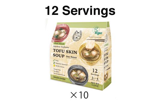 Yuba(Tofu skin) soup set- [type B] (12Servings×10 Soy sauce flavors)
